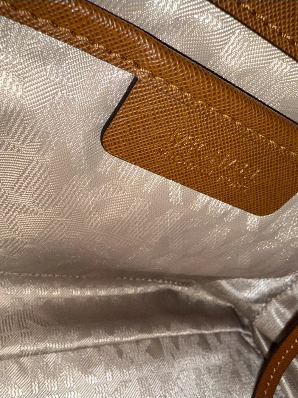 Michael Kors Brown Leather Hamilton Tote Bag
